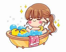 Image result for Cartoon Bubble Bath Time