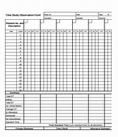 Image result for Time Study Template