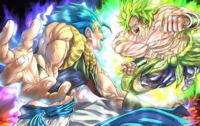 Image result for DBZ Gogeta vs DBZ Broly