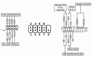 Image result for Front Panel Motherboard Switch Schematic