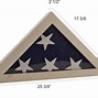 Image result for Flag Display Box Dimensions