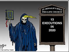 Image result for Death Penalty Cartoon