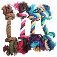 Image result for Rope Dog Toy with Bone