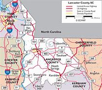 Image result for Lancaster South Carolina Map