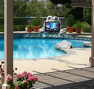 Image result for TV Installation Next to Pool