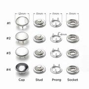Image result for Pearl Snap Fasteners Button