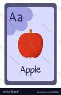 Image result for A Is for Apple Alphabet Flashcards