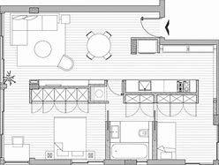 Image result for 40 Square Meter House Plan