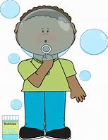 Image result for Clip Art Boy Blowing a Big Bubble