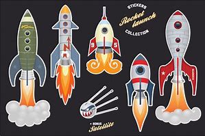 Image result for Rocket Stickers