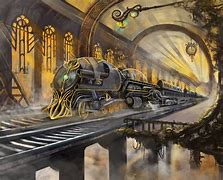 Image result for Train Station Concept Art