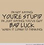 Image result for Funny Getting Lucky Quotes