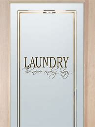 Image result for Etched Glass Laundry Door