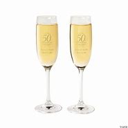 Image result for 50th Blue Champagne Flute