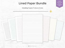 Image result for Colored Lined Paper Box for Notes