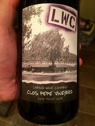 Image result for Loring Company Chardonnay Clos Pepe