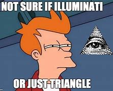 Image result for Triangles Floating Meme