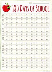 Image result for 180 Days Calendar Challenge