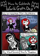 Image result for Cute Goth Meme