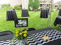 Image result for Outdoor Black and White Theme Party