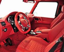 Image result for White Mercedes with Red Interior