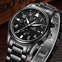 Image result for Black Automatic Watch