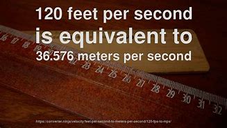 Image result for 120 Meters in Feet