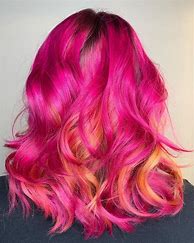 Image result for Pink Orange Hair Color