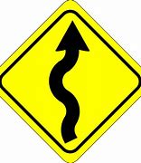 Image result for Dangerous Curves Ahead Road Sign