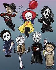 Image result for Scary People Cartoon