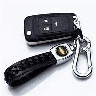 Image result for Leather Button Key Chain