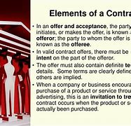 Image result for Elements of a Simple Contract