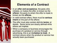 Image result for Contract Elements