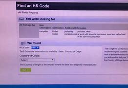 Image result for S201 HS Code