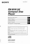 Image result for Sony Car CD Player