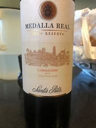 Image result for Vina Santa Rita Chardonnay Medalla Real Gran Reserva