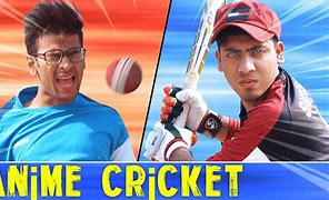 Image result for Fight and Crazy Photo in Cricket in Anime