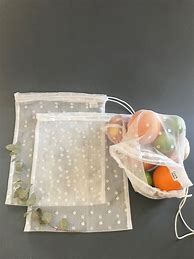 Image result for Mesh Produce Bags with Drawstring