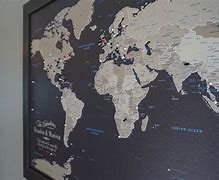 Image result for Push Pin Travel Map