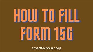 Image result for iTax Form 15G Form