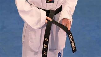Image result for Taekwondo Belt Tying