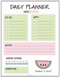 Image result for Cute Planner Templates