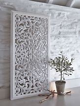 Image result for White Carved Wall Panels