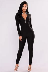 Image result for Fashion Nova Black White Cut Out Jumpsuit