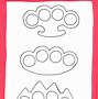 Image result for Knuckle Duster Blueprint