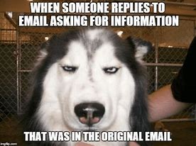 Image result for Email Because of Me Meme