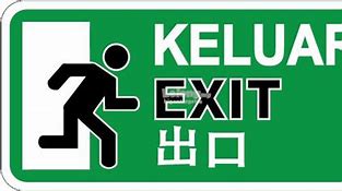 Image result for Emergency Exit Sign Malaysia