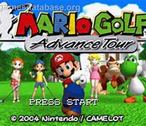Image result for Mario Golf Advance Tour