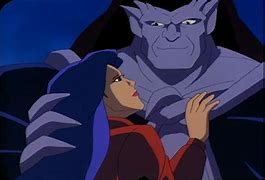 Image result for Gargoyles Cartoon Goliath and Elisa