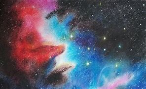 Image result for pastels galaxy painting